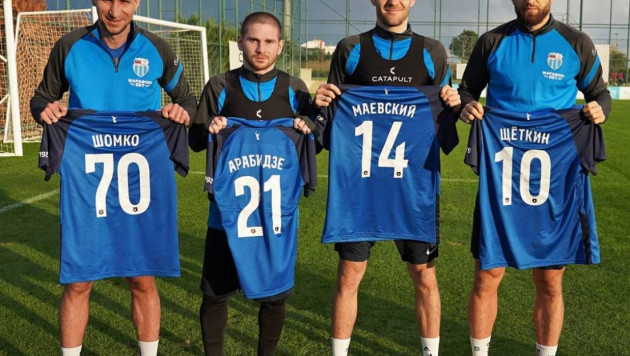 Футболисты сборной Казахстана выбрали себе номера в клубе чемпионата России