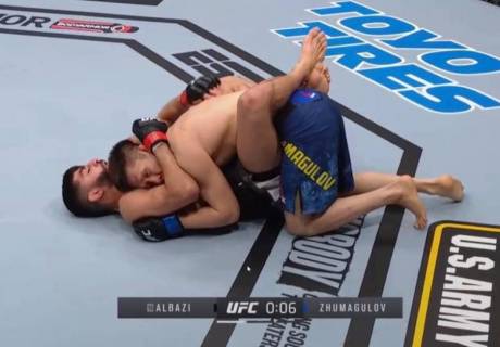 Полное видео боя, или как Жалгас Жумагулов потерпел второе подряд поражение в UFC