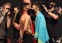 Амир Альбази и Жалгас Жумагулов. Фото: MMA Junkie©️