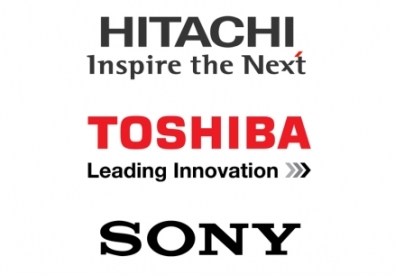 Логотипы компаний Sony, Toshiba и Hitachi. Фото с сайта ©houseofjapan.com