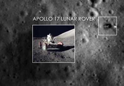 Фотографии орбитального зонда Lunar Reconnaissance Orbiter. 