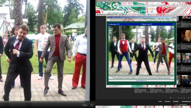 Пародия на "зажигательный" танец Медведева взорвала YouTube