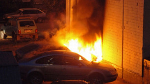 Три иномарки сгорели за ночь в Москве