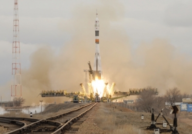 Старт ракеты-носителя "Союз-ФГ". ©РИА Новости