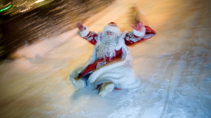 Лучшего Деда Мороза Крыма оштрафовали за превышение скорости
