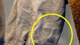 Образ Иисуса Христа появился на постиранном носке