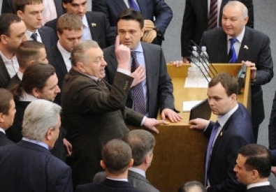 Владимир Жириновский на пленарном заседании Госдумы. Фото ©РИА Новости