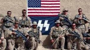Морпехи США в Афганистане сфотографировались с флагом с "СС"