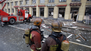 Пожар во взорвавшемся в Петербурге ресторане потушен