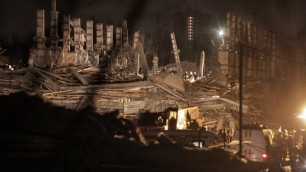 МЧС назвало причину обрушения здания в Москве