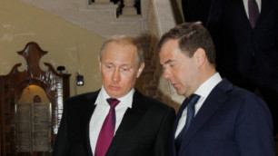 Владимир Путин и Дмитрий Медведев. Фото РИА Новости, 
Владимир Родионов