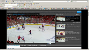 Эпизод матча "Вашингтон Кэпиталз"-"Нью-Йорк Рейнджерс". Кадр ролика с официального сайта НХЛ