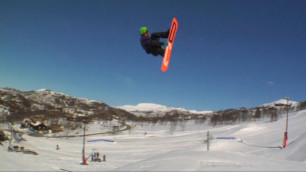 Норвежский сноубордист сделал уникальный трюк