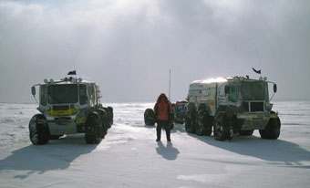 Российские автомобилисты покорили Северный полюс