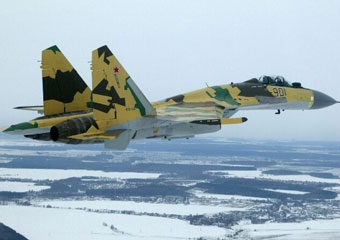 На Дальнем Востоке разбился истребитель Су-35