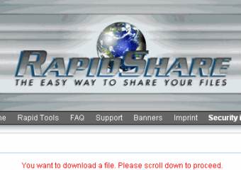 RapidShare выдал IP-адрес подозреваемого в нарушении копирайта