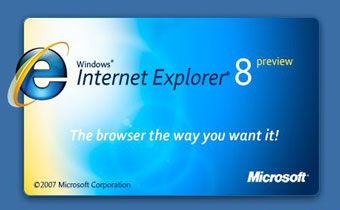 Microsoft выпускает новую версию браузера  Internet Explorer 8
