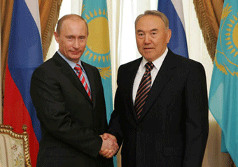 Назарбаев обсудил с Путиным вопросы сотрудничества