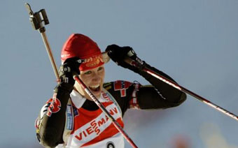 Кати Вильхельм выиграла женский спринт на чемпионате мира