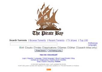 Пользователей Pirate Bay привлекут к уголовной ответственности