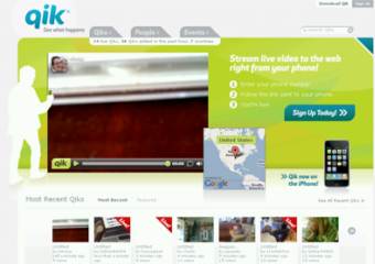 Компания Qik объединит онлайн-сервисы с Facebook