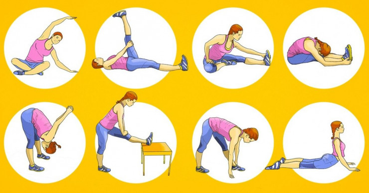 Упражнения для растяжки спины и позвоночника