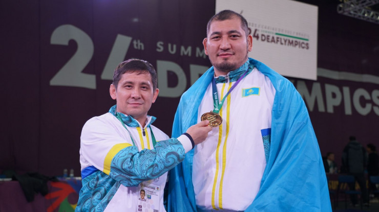 Казахстан завоевал второе золото на Сурдлимпиаде-2022 в Бразилии. Фото 1