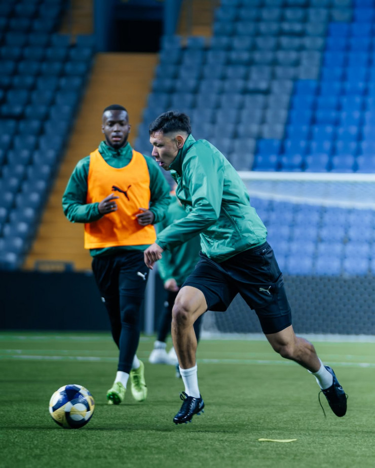 Алмас Тюлюбай на тренировке