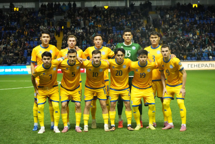 Сборная Казахстана перед матчем с Бельгией