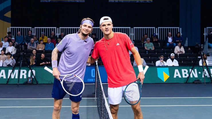 Александр Бублик и Якуб Меншик в Роттердаме