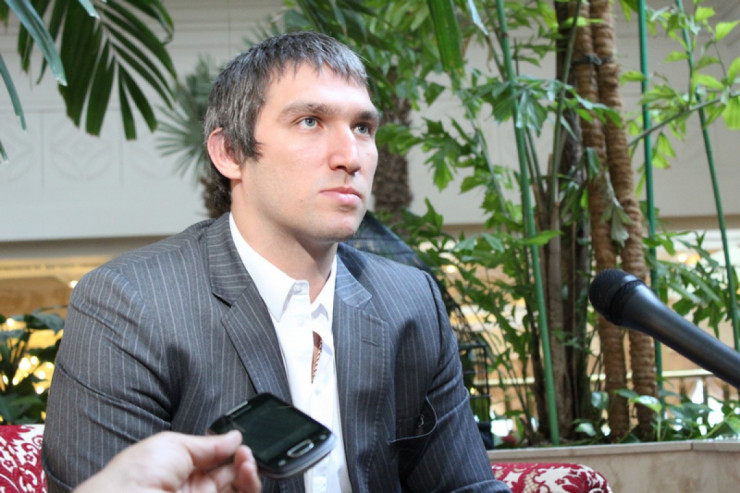 Александр Овечкин в Астане