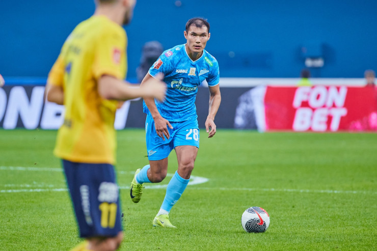 Нуралы Алип в матче за 