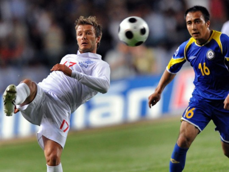 Дэвид Бекхэм и Сабырхан Ибраев