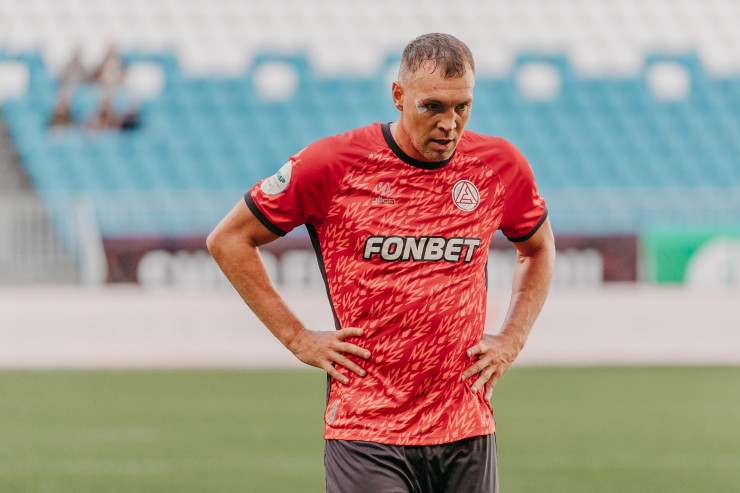 Артём Дзюба в матче 