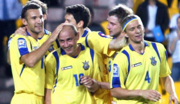 Андрей Шевченко, Сергей Назаренко и Анатолий Тимощук