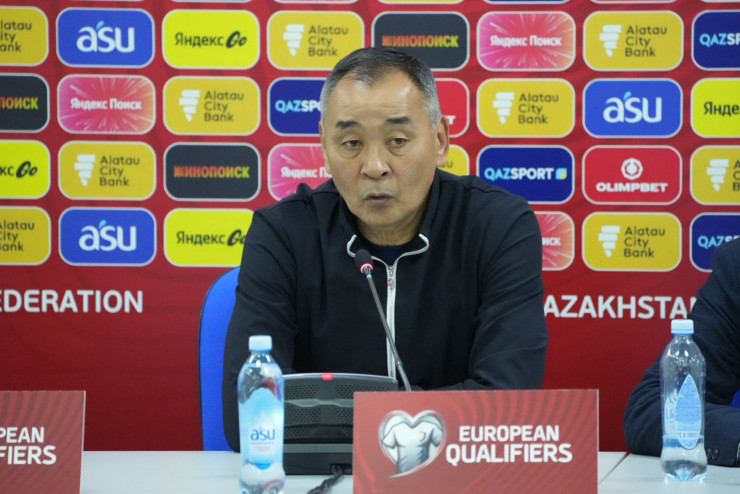 Талгат Байсуфинов после матча Казахстан - Лихтенштейн