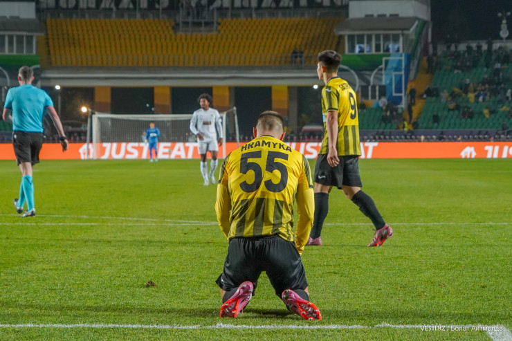 Валерий Громыко в матче 