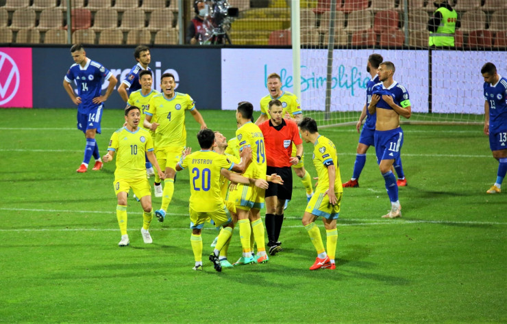 Казахстан сыграл вничью с Боснией и Герцеговиной