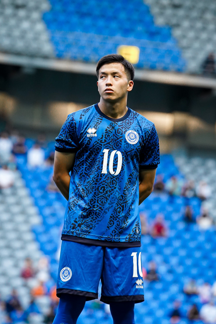 Давид Есимбеков в молодёжной сборной Казахстана