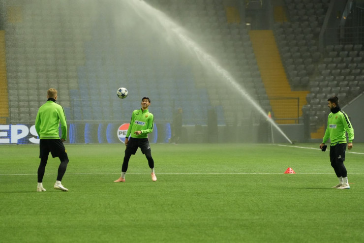 Дамир Касабулат на тренировке 