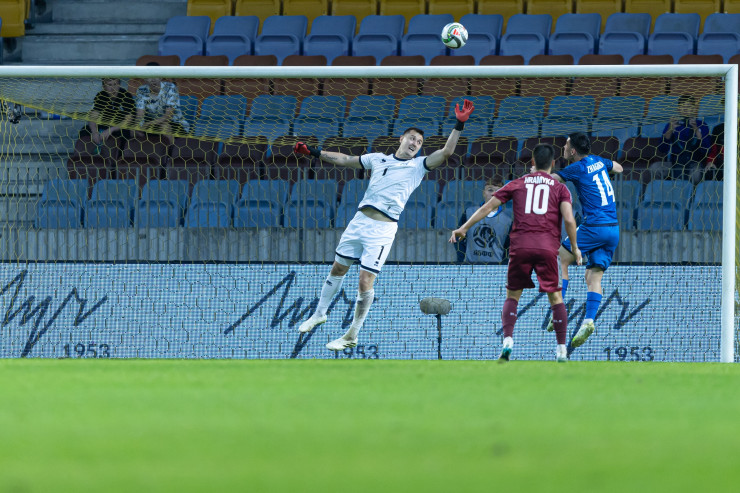 Стас Покатилов в матче Беларусь - Казахстан