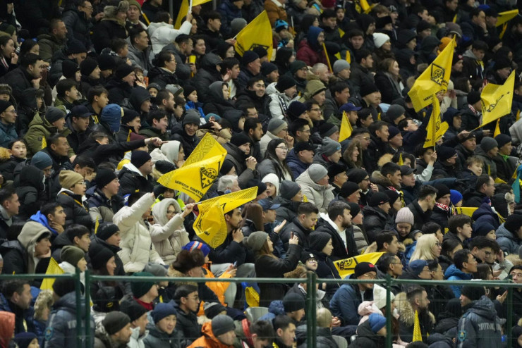 Болельщики на матче