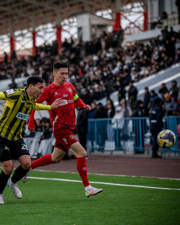 Тимур Мульдинов в матче с