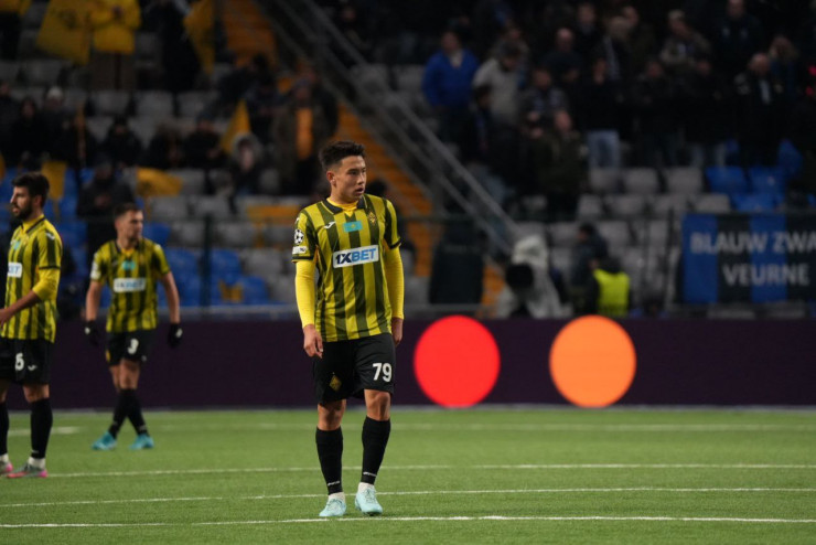 Мансур Биркурманов в дебютном матче за основной состав 