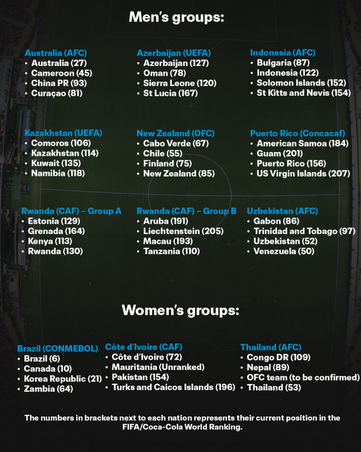 Группы FIFA Series