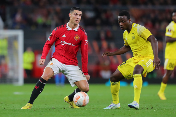 Криштиану Роналду в матче с