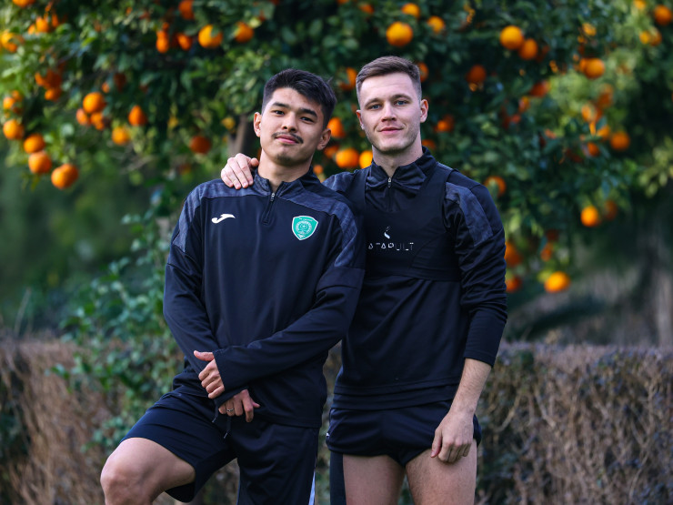 Галымжан Кенжебек и Максим Самородов в 