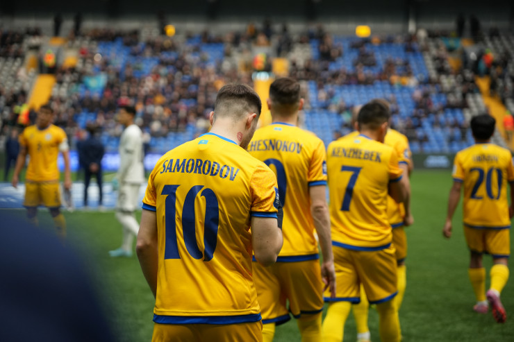 Максим Самородов в матче Казахстан - Намибия