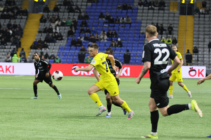 Станислав Басманов в матче 