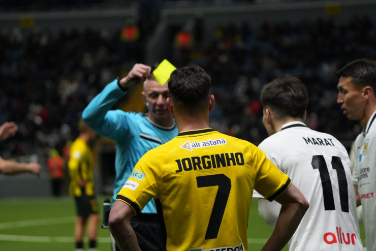 Жоржиньо в матче за Суперкубок Казахстана-2026